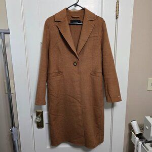 Tahari Long Camel Coat - M